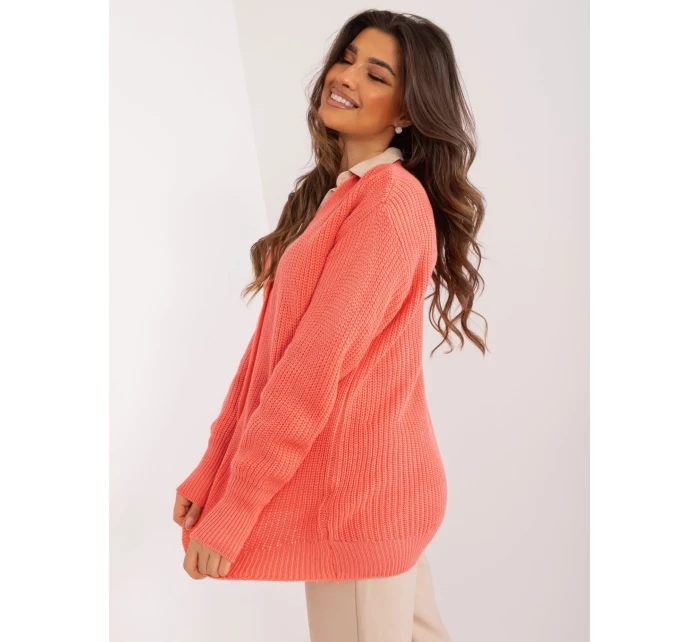 Jumper BA SW 0321.68P korál Jumper BA SW 0321.68P korál