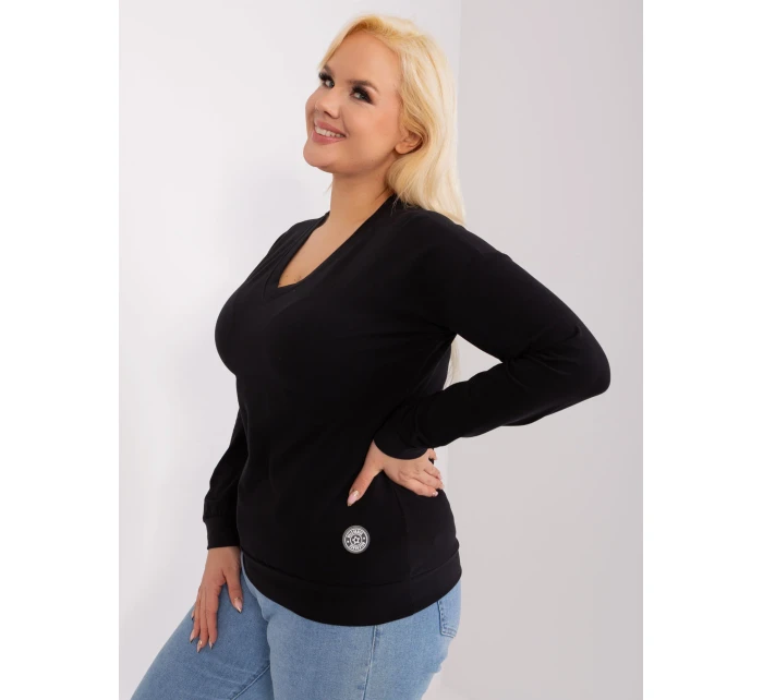 Bluzka RV BZ model 19394578 czarny - FPrice Bluzka RV BZ model 19394578 czarny - FPrice