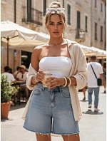 Spodenki damskie niebieskie model 22118268 - FashionStreet