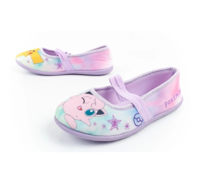 Leomil dětské boty baleríny pantofle pro dívky Pokemon