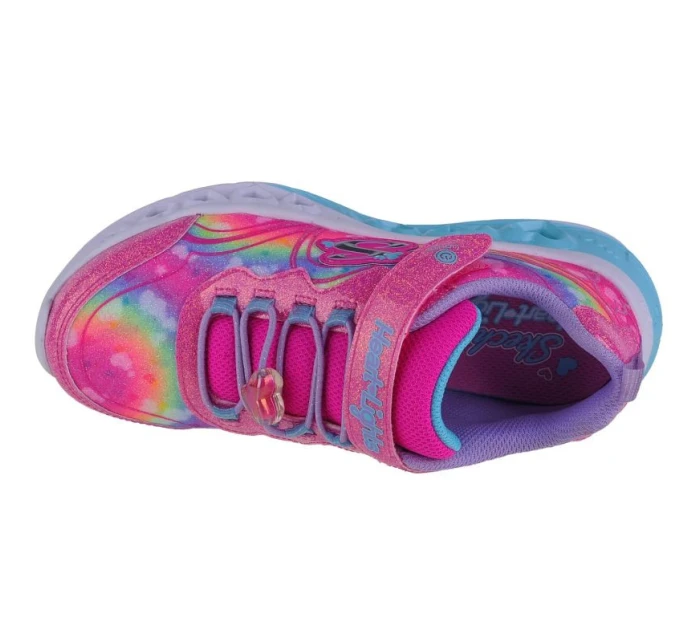 Skechers Flutter Heart Lights-Groovy Swirl 303253L-HPLV Pink 28 Skechers Flutter Heart Lights-Groovy Swirl 303253L-HPLV Pink 28