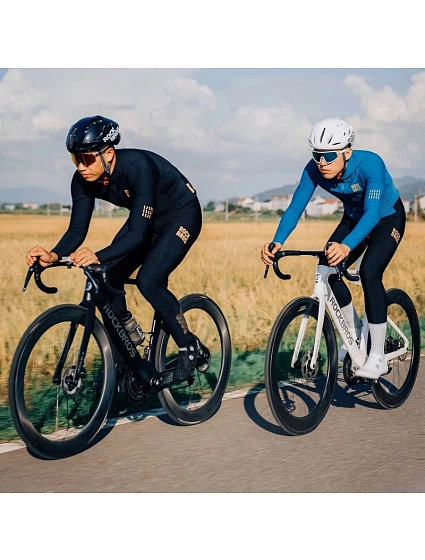 model 22114183 dlouhé fleecové cyklistické kalhoty se šlemi Velikost L černé - Rockbros