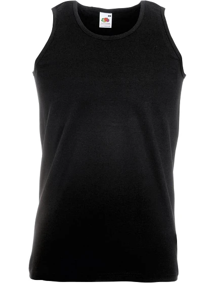 Fruit of the Loom Athletic Vest Pánské tílko 16.1098 black Fruit of the Loom Athletic Vest Pánské tílko 16.1098 black