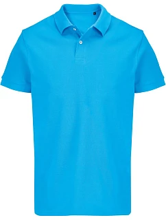 SOL'S Pacific Unisex piqué polo z těžké bavlny 25.4439 aqua