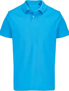 SOL'S Pacific Unisex piqué polo z těžké bavlny 25.4439 aqua
