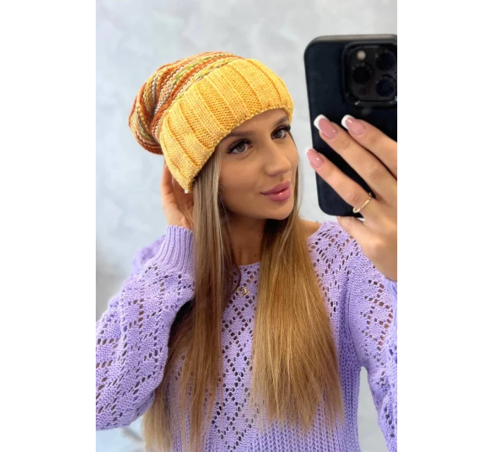 Dámská čepice Feba K330 hořčicová