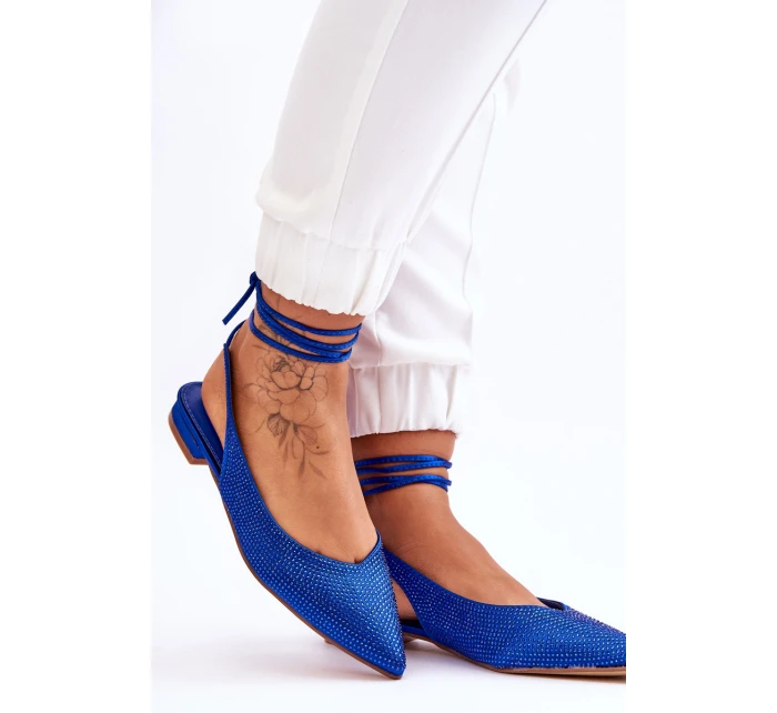 Vázané Baleríny S Modre model 21612808 - Boto