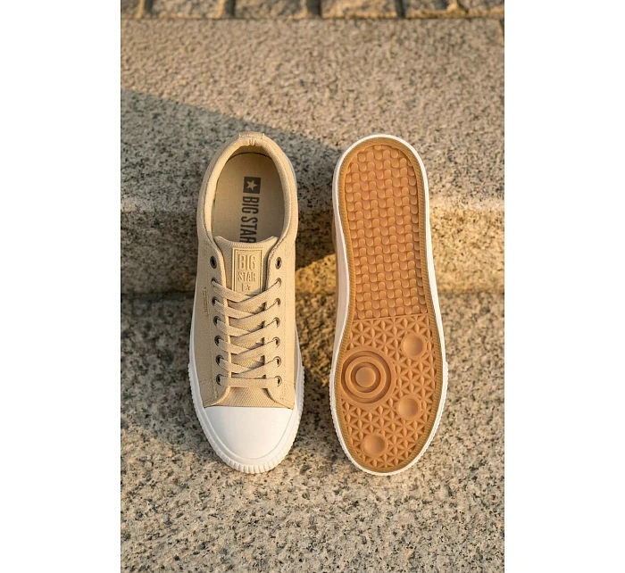 Pánské nízké tenisky Big Star model 22046230 Béžové - Big Star Shoes