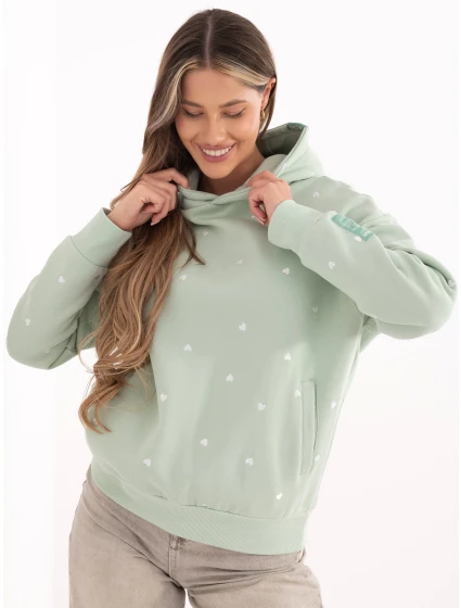 Mikina D10618BC02834A3 pistácie Mikina D10618BC02834A3 pistácie