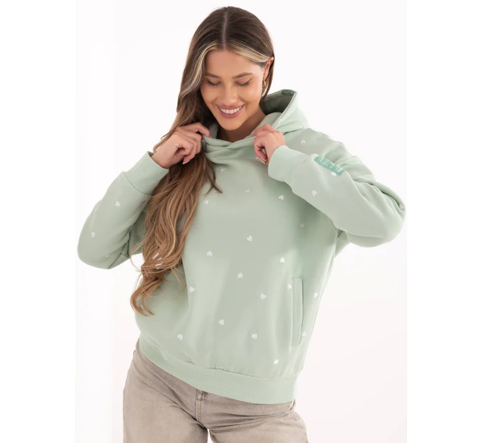 Mikina D10618BC02834A3 pistácie Mikina D10618BC02834A3 pistácie