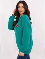 Mikina EM BL 617 model 20822490 tyrkysová - FPrice Mikina EM BL 617 model 20822490 tyrkysová - FPrice