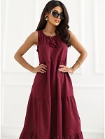 Sukienka IT SK model 22264227 bordowy - FPrice