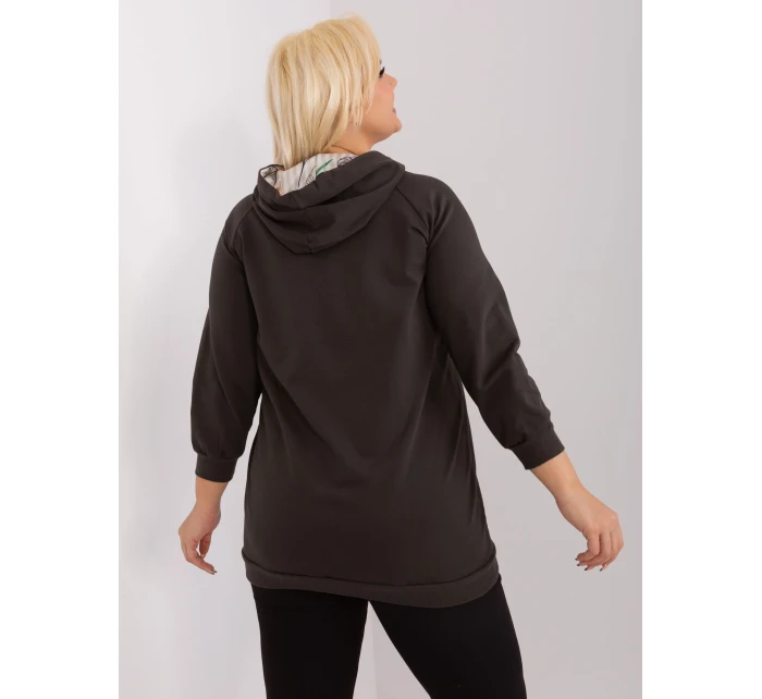 Mikina RV BL 8221.96 tmavá khaki