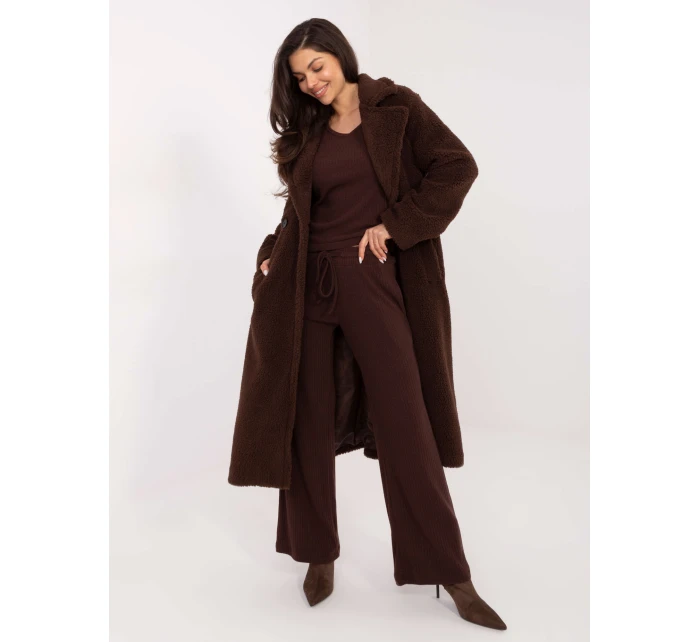 Kalhoty SM SP A1572.16 tmavě hnědé Kalhoty SM SP A1572.16 tmavě hnědé