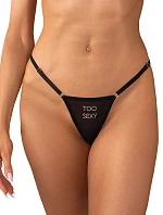 Dámská sexy tanga Violami Sexy černé - Obsessive