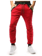 Pánské tepláky červené model 21964109 - Dstreet