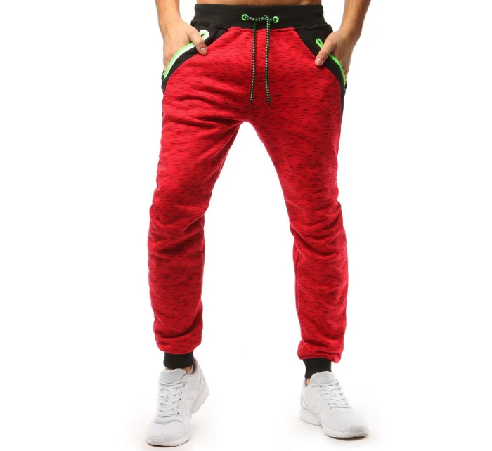 Pánské tepláky červené model 21964109 - Dstreet