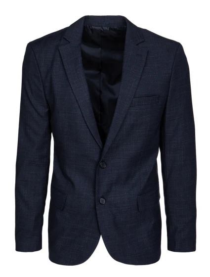 Pánské jednořadové námořnicky modré sako Dstreet MX0619