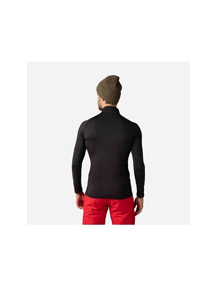 Koszulka Rossignol Classique 1/2 Zip czarny pánské