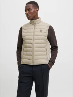 Jack&Jones pánská vesta bez rukávů JJEBRADLEY LIGHT BODYWARMER COLLAR NOO 12280973 CROCKERY