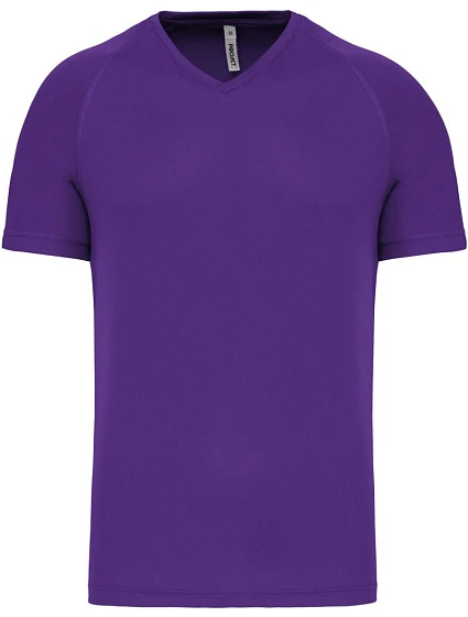 Kariban ProAct PA 476 Pánské sportovní tričko s výstřihem do V 20.P476 violet Kariban ProAct PA 476 Pánské sportovní tričko s výstřihem do V 20.P476 violet