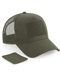 B 641 5 panelová kšiltovka Patch military green model 22433469 - Beechfield