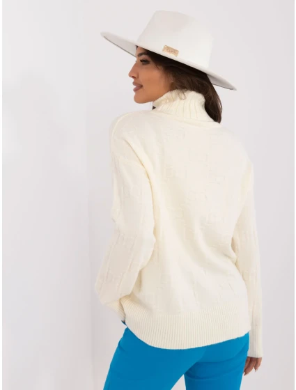 Sweter AT SW ecru model 20459144 - FPrice Sweter AT SW ecru model 20459144 - FPrice