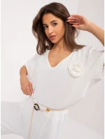 Bluzka DHJ BZ model 21786310 ecru - FPrice Bluzka DHJ BZ model 21786310 ecru - FPrice