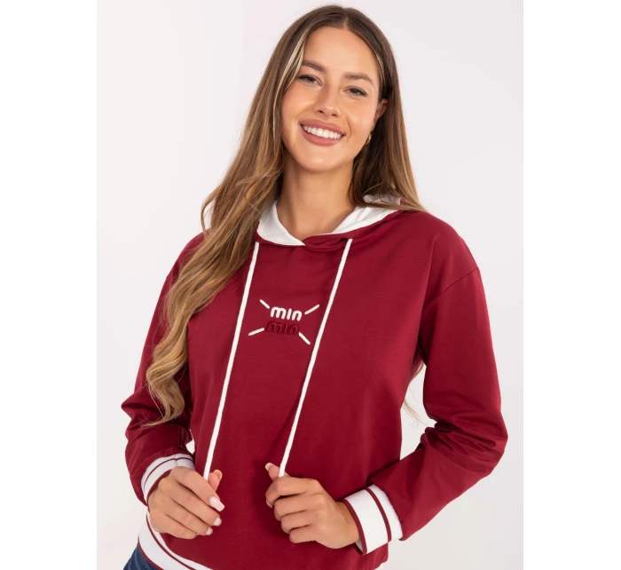 Bluza RV BL model 21314412 bordowy - FPrice