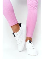 Dámské módní tenisky Big Star - bílé/černé Dámské módní tenisky Big Star - bílé/černé