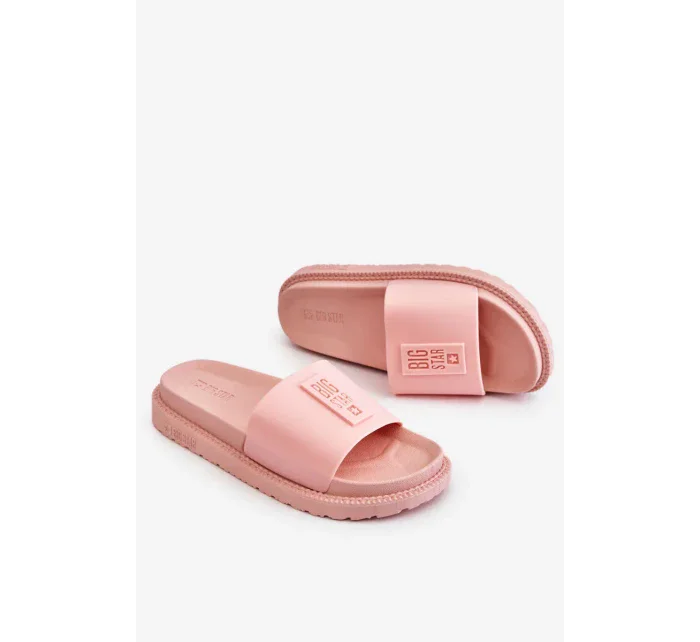 Dámské pantofle Big Star - světle růžové Dámské pantofle Big Star - světle růžové