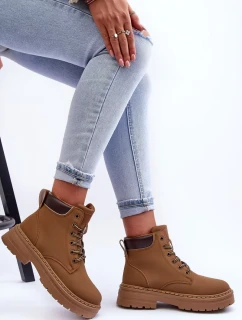 Dámské teplákové botky tmavě hnědé Corbin