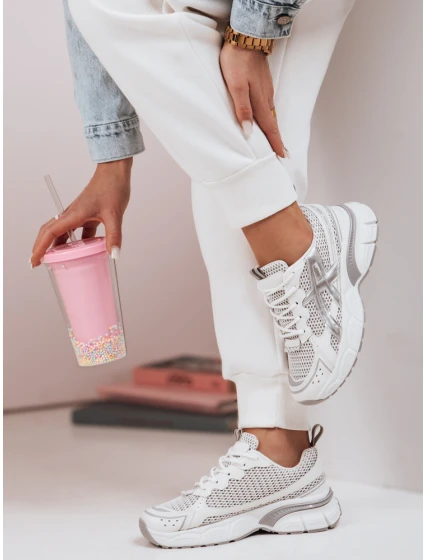 Dámské tenisky na silnější podrážce DYNAMICA silver FashionStreet ZY0595