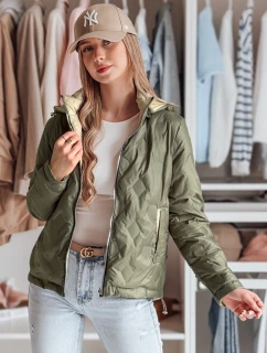 Dámská oboustranná přechodná bunda SYLVIAN zelená FashionStreet TY4860