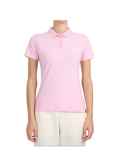 Dámské polo tričko 4F F0768 světle růžové 4FWMM00TPTSF0768 56S Dámské polo tričko 4F F0768 světle růžové 4FWMM00TPTSF0768 56S
