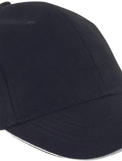 K-up KP 011 6 Panelová sandwich kšiltovka "Orlando" 20.0011 black/white