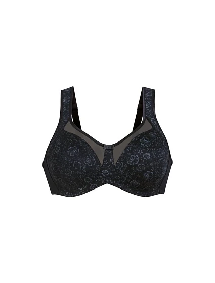 Clara Art komfortní podprsenka moldovaná 5874 black/anthracite - Anita Classix Clara Art komfortní podprsenka moldovaná 5874 black/anthracite - Anita Classix