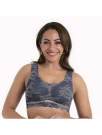 Essential Lace braletka s pěnovou výztuží 5400 grey/rose - Anita Classix