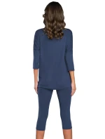 Italská móda Mandala r.3/4 sp.3/4 barva:tmavě modrá Italská móda Mandala r.3/4 sp.3/4 barva:tmavě modrá