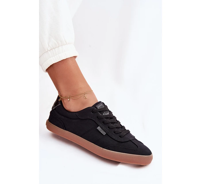Dámské tenisky z materiálu Big Star TT274356 Černé