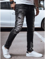 Pánské džínové kalhoty černé Dstreet UX4298