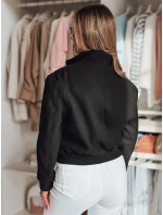 Dámská přechodná oversize bunda bomber LUMINA černá FashionStreet TY4791