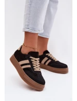 Dámské tenisky na platformě Černé model 21937656 - Boto