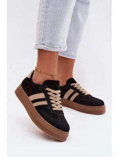 Dámské tenisky na platformě Černé model 21937656 - Boto