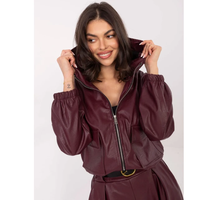 Kurtka IT KR model 21465942 bordowy - FPrice Kurtka IT KR model 21465942 bordowy - FPrice