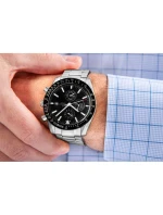 Pánské hodinky Giewont Chronograph Sapphire Silver Black GW8720-B2