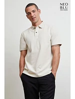 NEOBLU Orel Unisex piqué polo z těžké bavlny 24.4337 optic white NEOBLU Orel Unisex piqué polo z těžké bavlny 24.4337 optic white