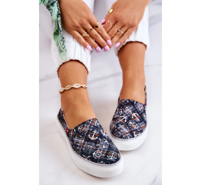 Dámské tenisky nazouvací Memory Foam Big Star model 21579877 Černá - Big Star Shoes