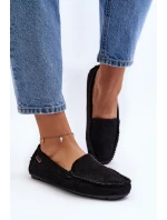 Dámské černé šněrovací mokasíny model 21647810 - Boto