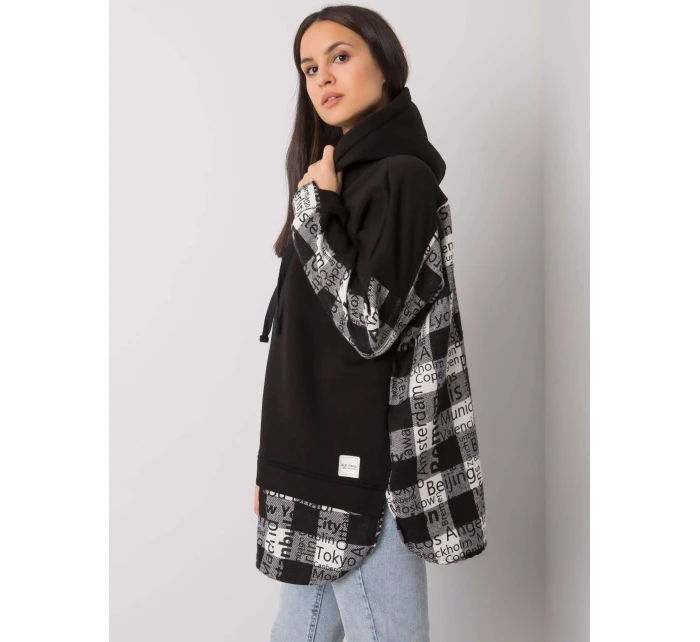 Mikina RV BL 7312.14 černobílých